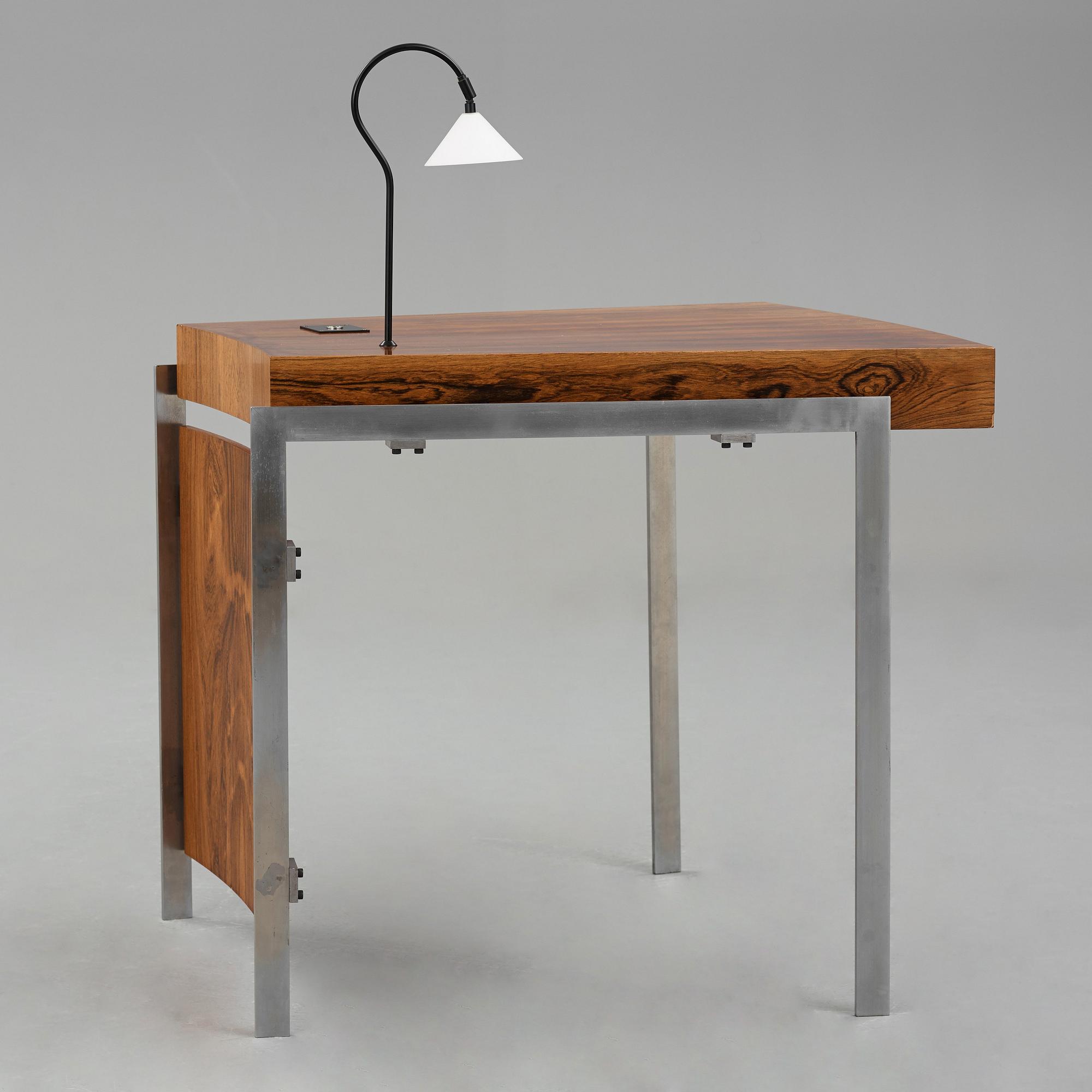 Jørgen Groth, fristående skrivbord, Borella-Hansen & Co samt smidesfirman Herluf Poulsen, Danmark 1962.