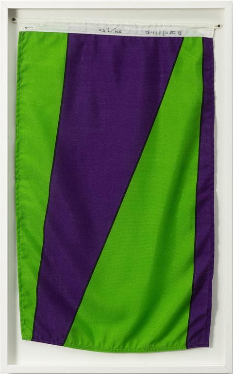 Olle Bærtling, "Yoyak", from "Flags for America's Cup".