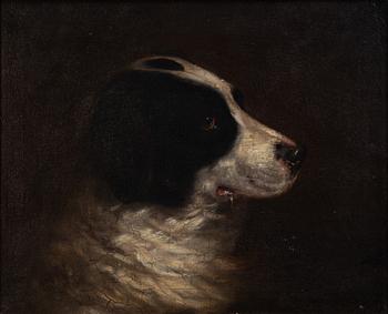 English artist, 19th century, Motif with Border Collie.