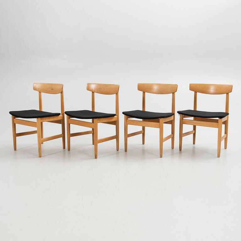 Børge Mogensen, Chairs, 4 pcs, "Öresund", Karl Andersson & Söner, second half of the 20th century.