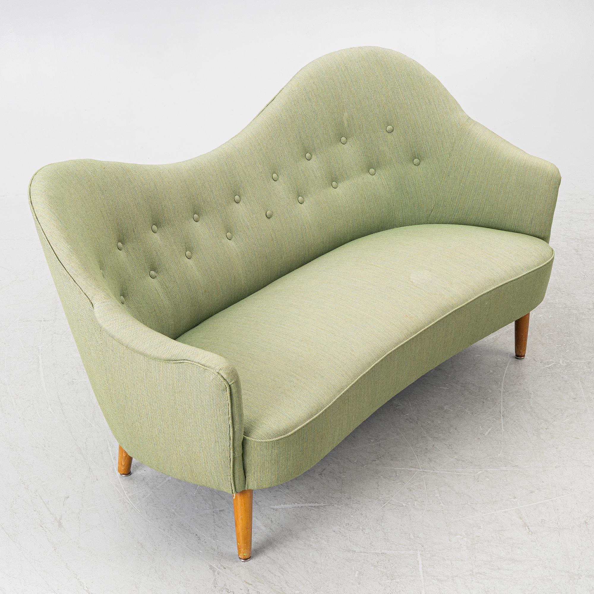 Carl Malmsten, sofa, 'Samspel', second half of the 20th century.