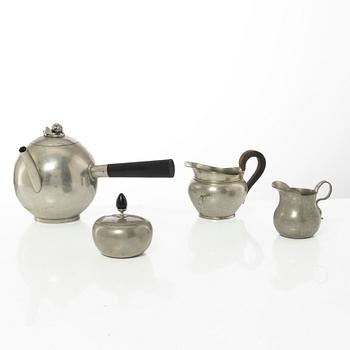 Nils Fougstedt, A four piece pewter coffee service, Svenskt Tenn, 1931 - 1946.
