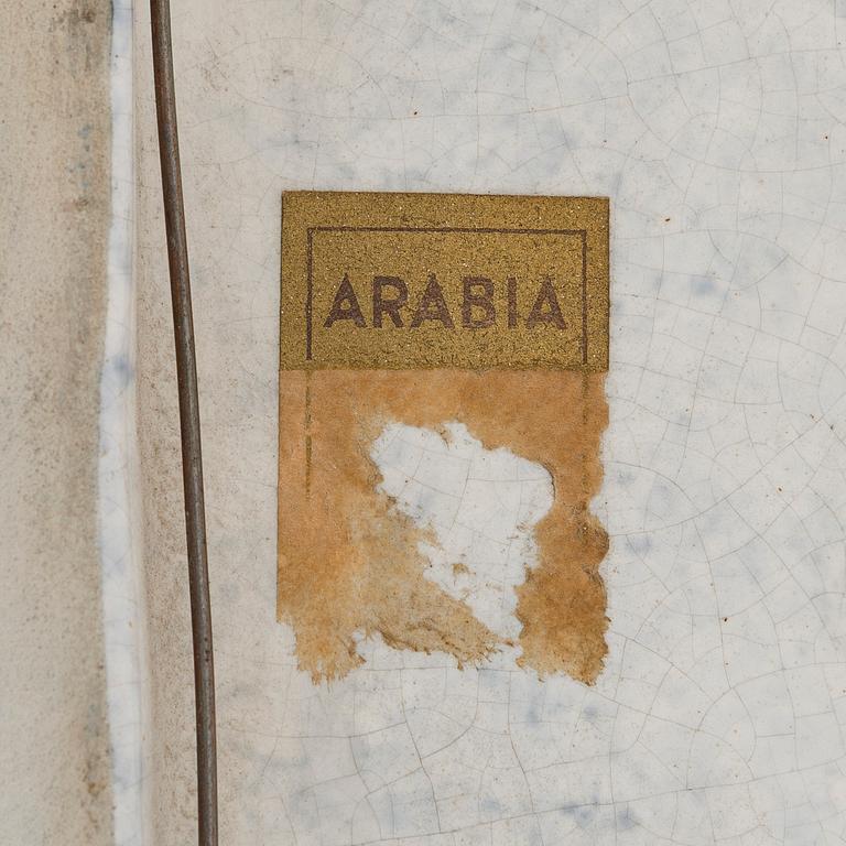 Birger Kaipiainen, väggrelief, stengods, signerad Kaipiainen 1945 Arabia.