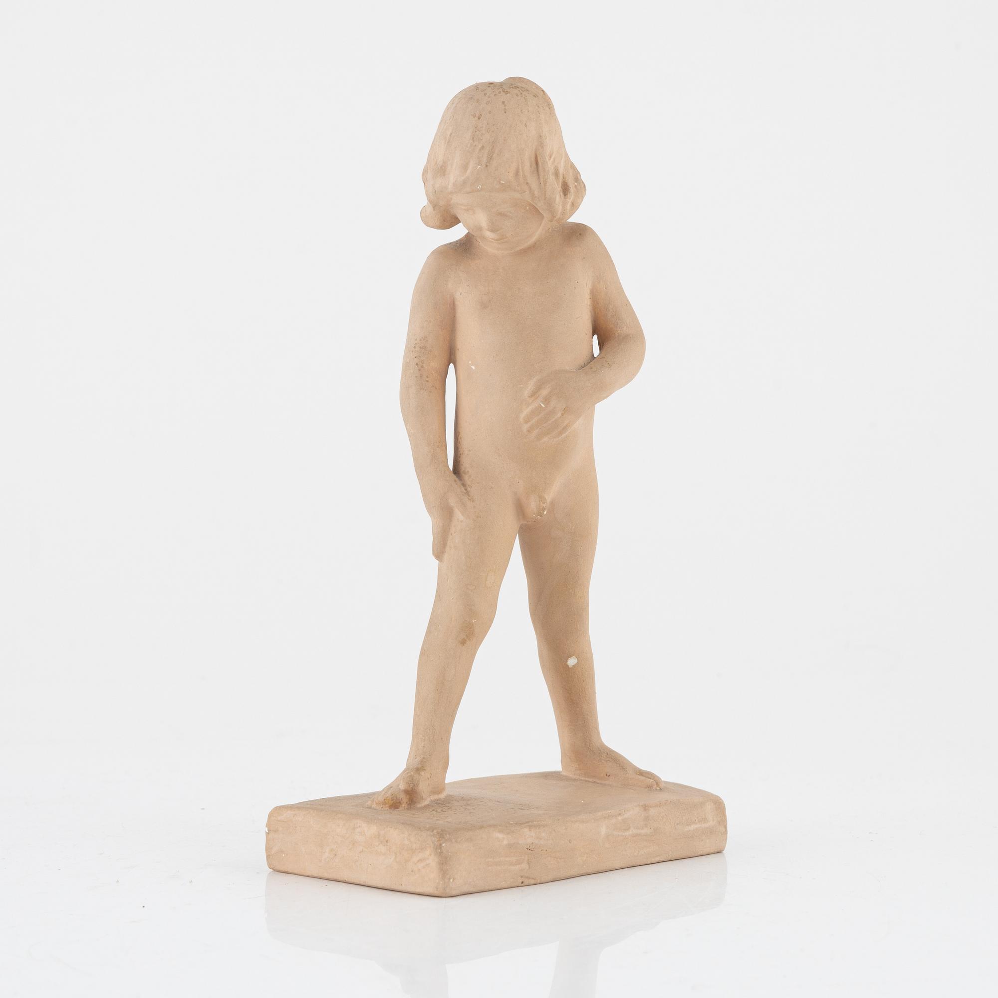 Christian Eriksson, a plaster sculpture, signed.