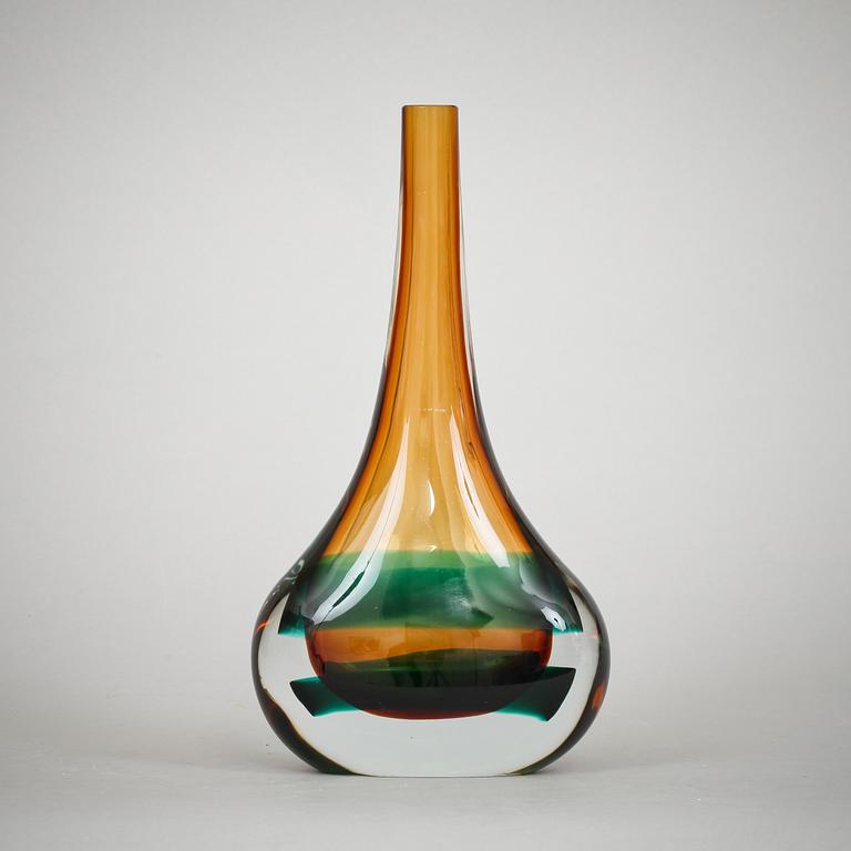 VAS, glas, Salviati, Murano, Signioretto, 1900-talets andra hälft.