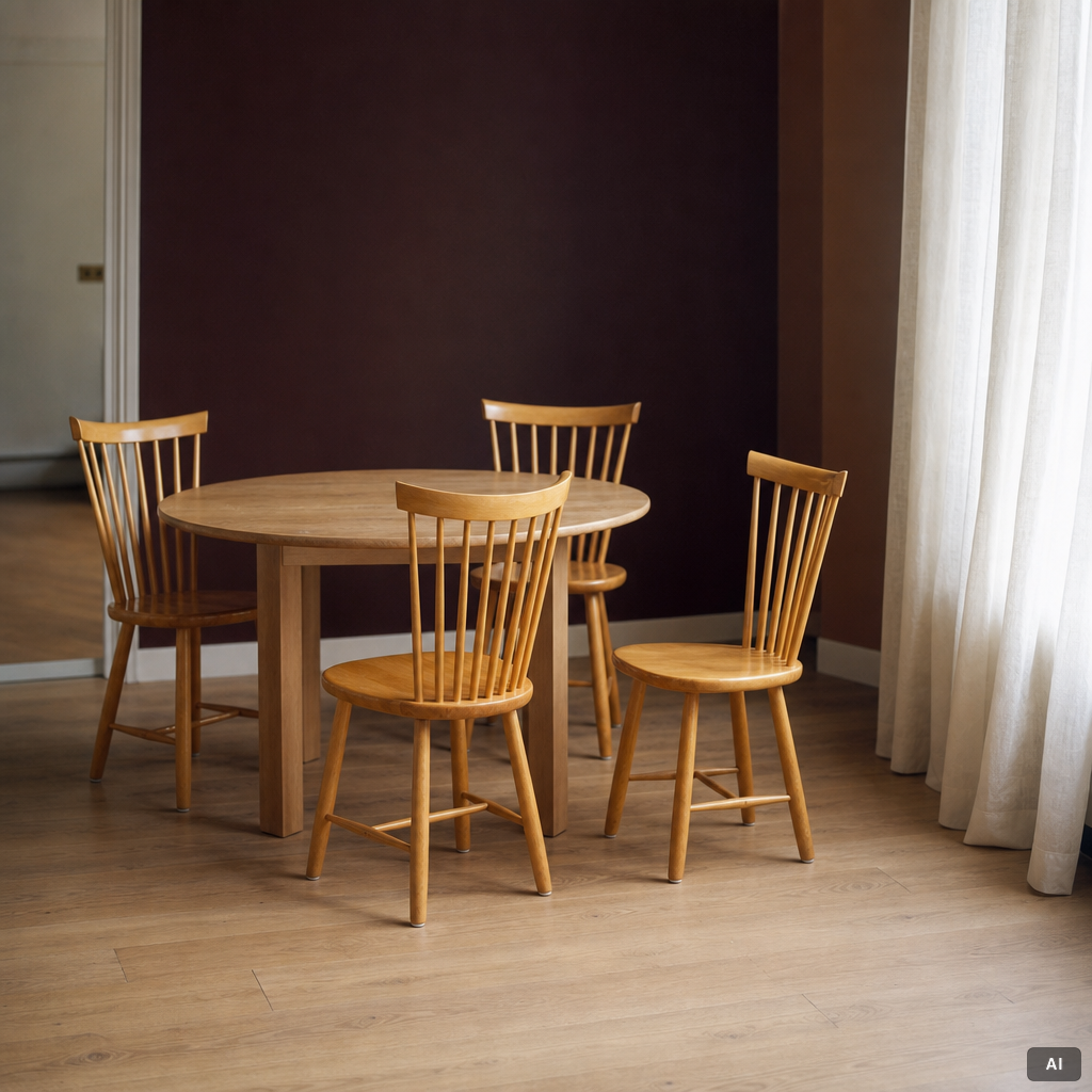Carl Malmsten, Chairs, 4, “Lilla Åland”, Stolab, 1993.