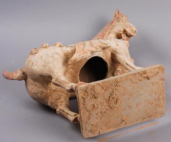 SKULPTUR, lergods, Tang-stil. Kina. 2000-tal.