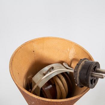 A mid 1900s teak ceiling pendant.