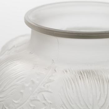 René Lalique, a 'Domrémy' glass vase, 1926.