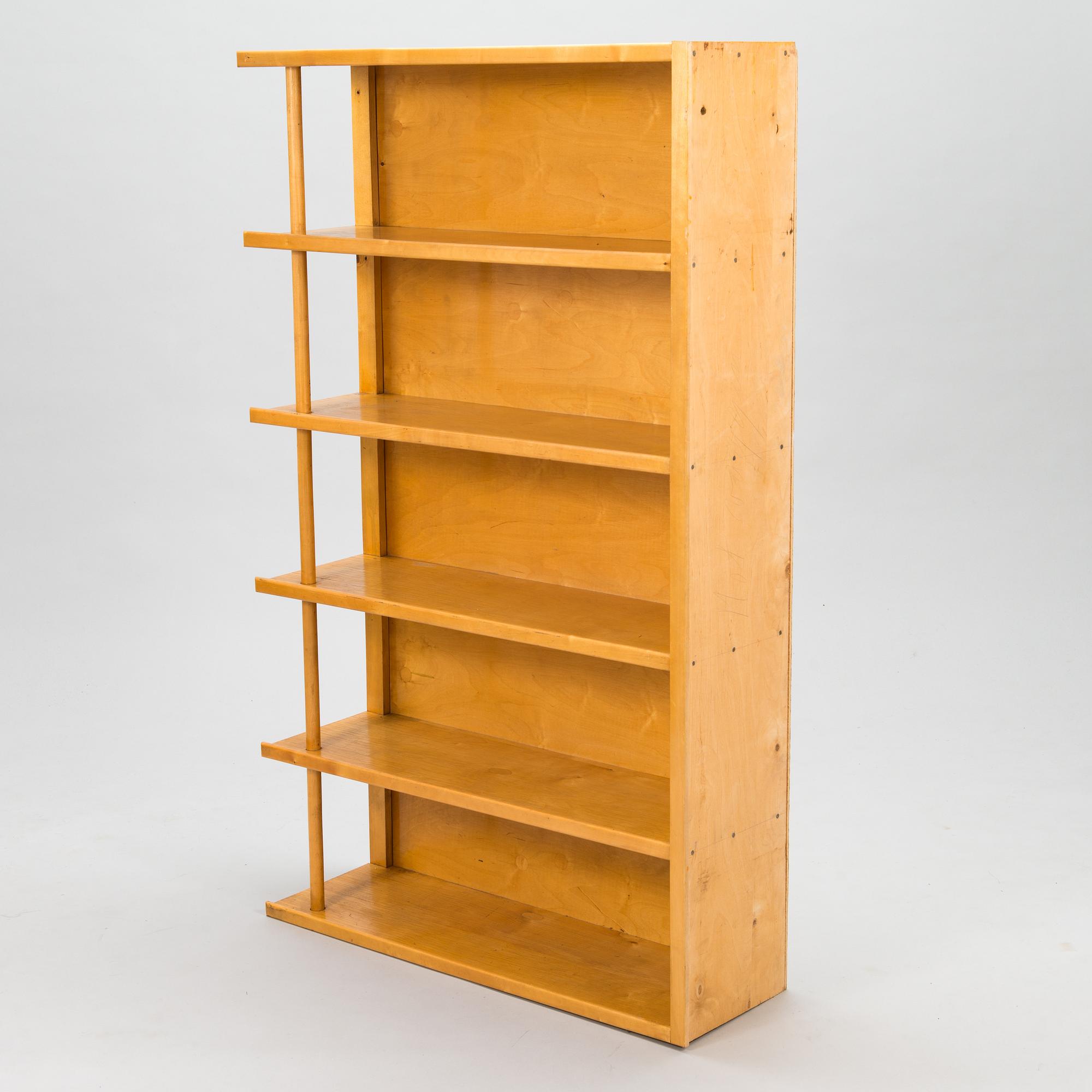 Wall shelf, birch, custom work from the 1940s / 50s.