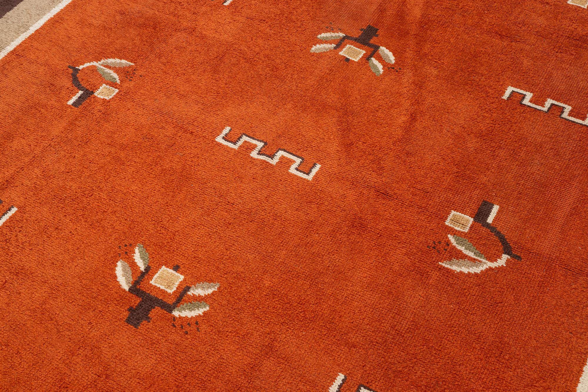 Matta, flossa, Norden, 1920/30-tal, ca 370 x 280 cm.