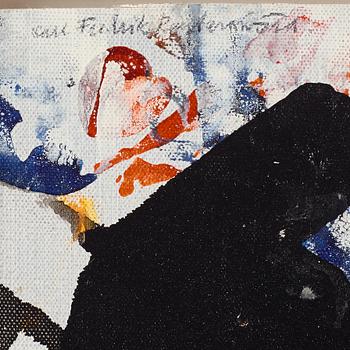 Carl Fredrik Reuterswärd, olja på duk, signerad och daterad 1960.