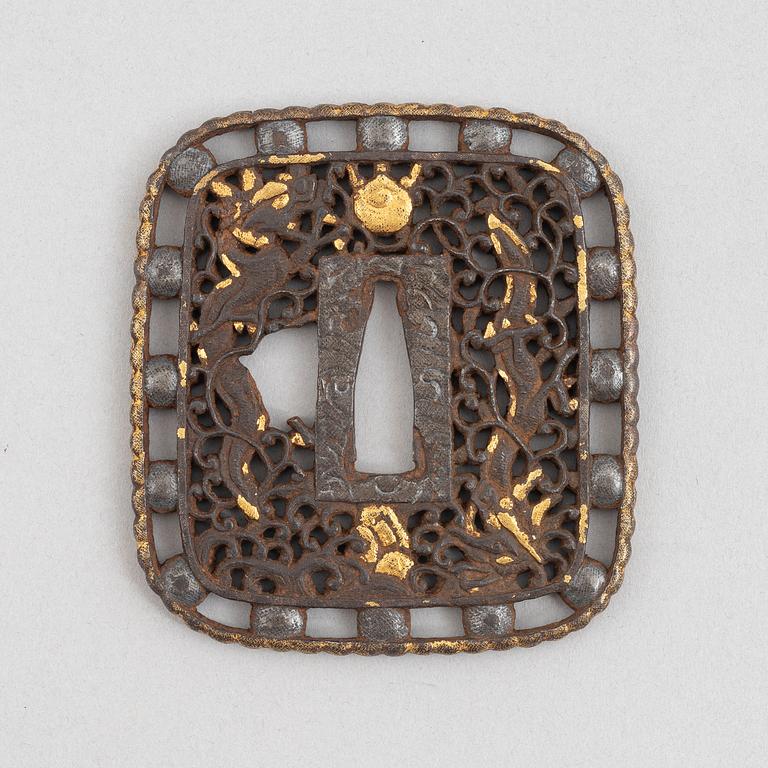Tsuba, Nanban, Edo.