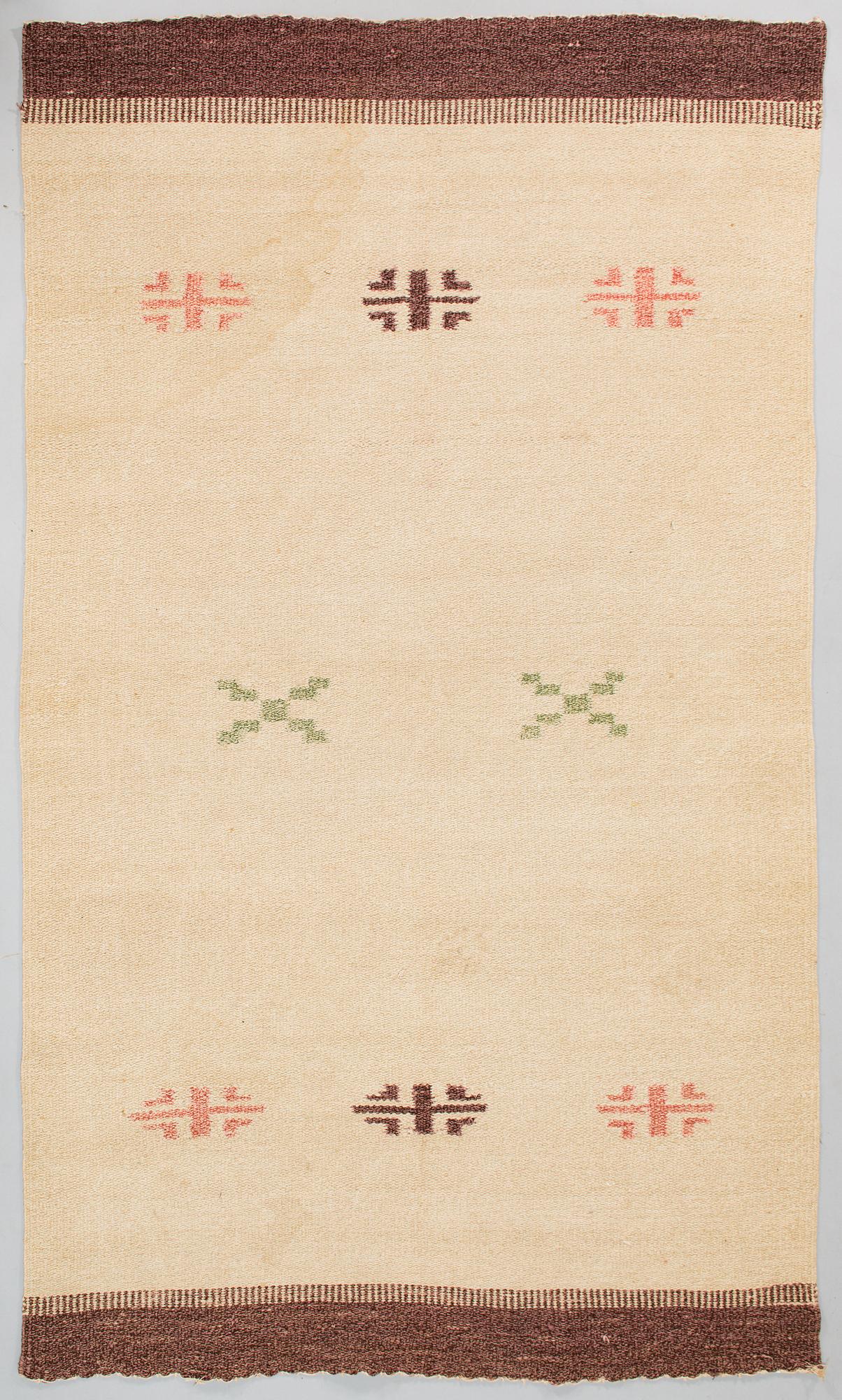 Matto, 1930-luku. Noin 250x150 cm.