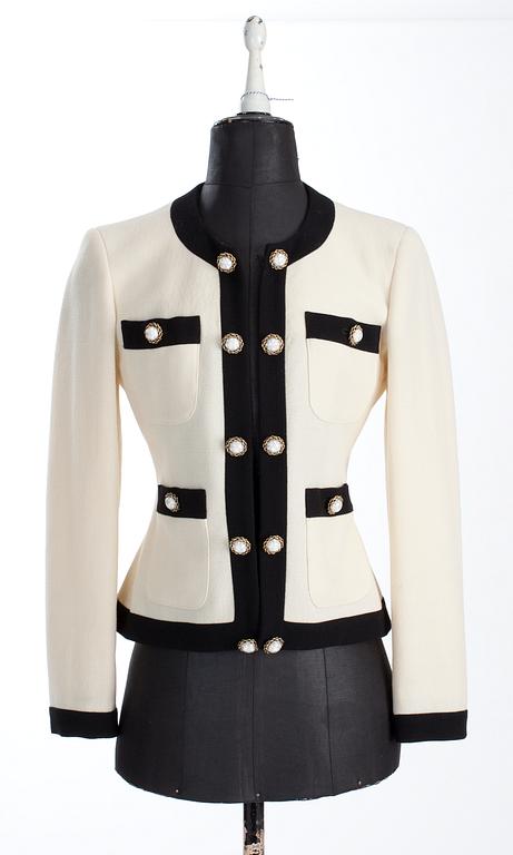 A Moschino jacket.