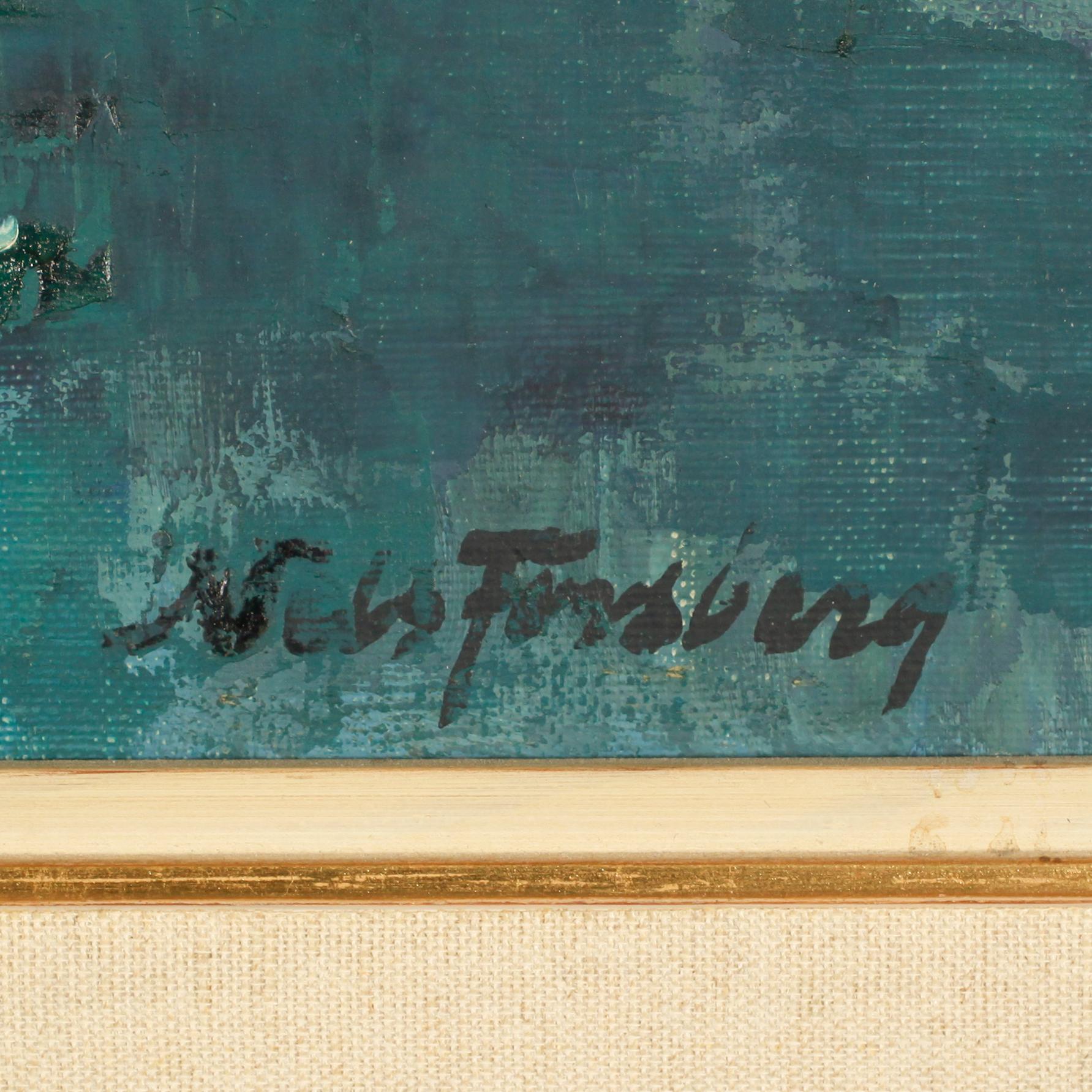 NILS FORSBERG, olja på duk, signerad.