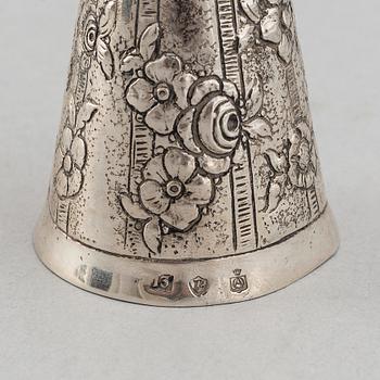 A silver wedding cup, probably Austria, first half of the 20th century.