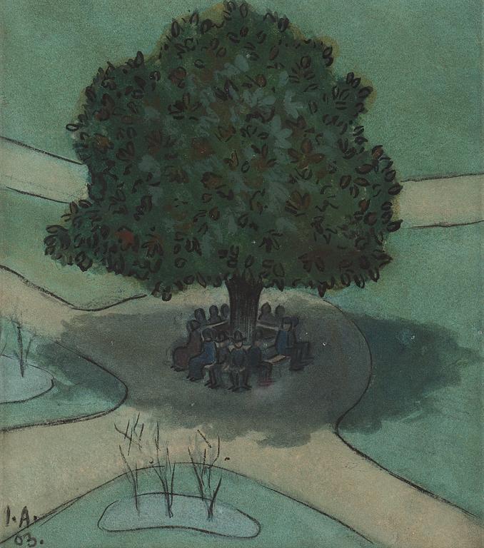 Ivar Arosenius, ”Under stora trädet”.