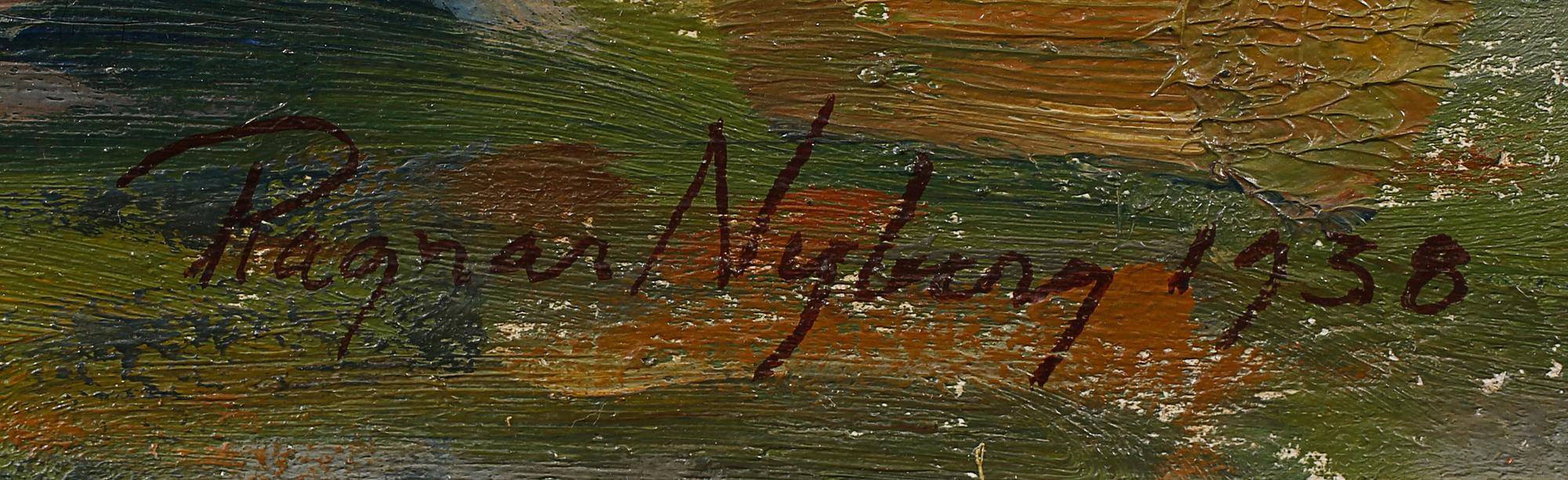 RAGNAR NYBERG, olja på duk, signerad och daterad 1938.