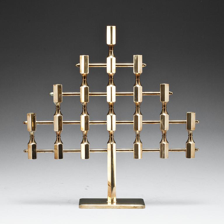 LJUSSTAKE, mässing, Gusum.