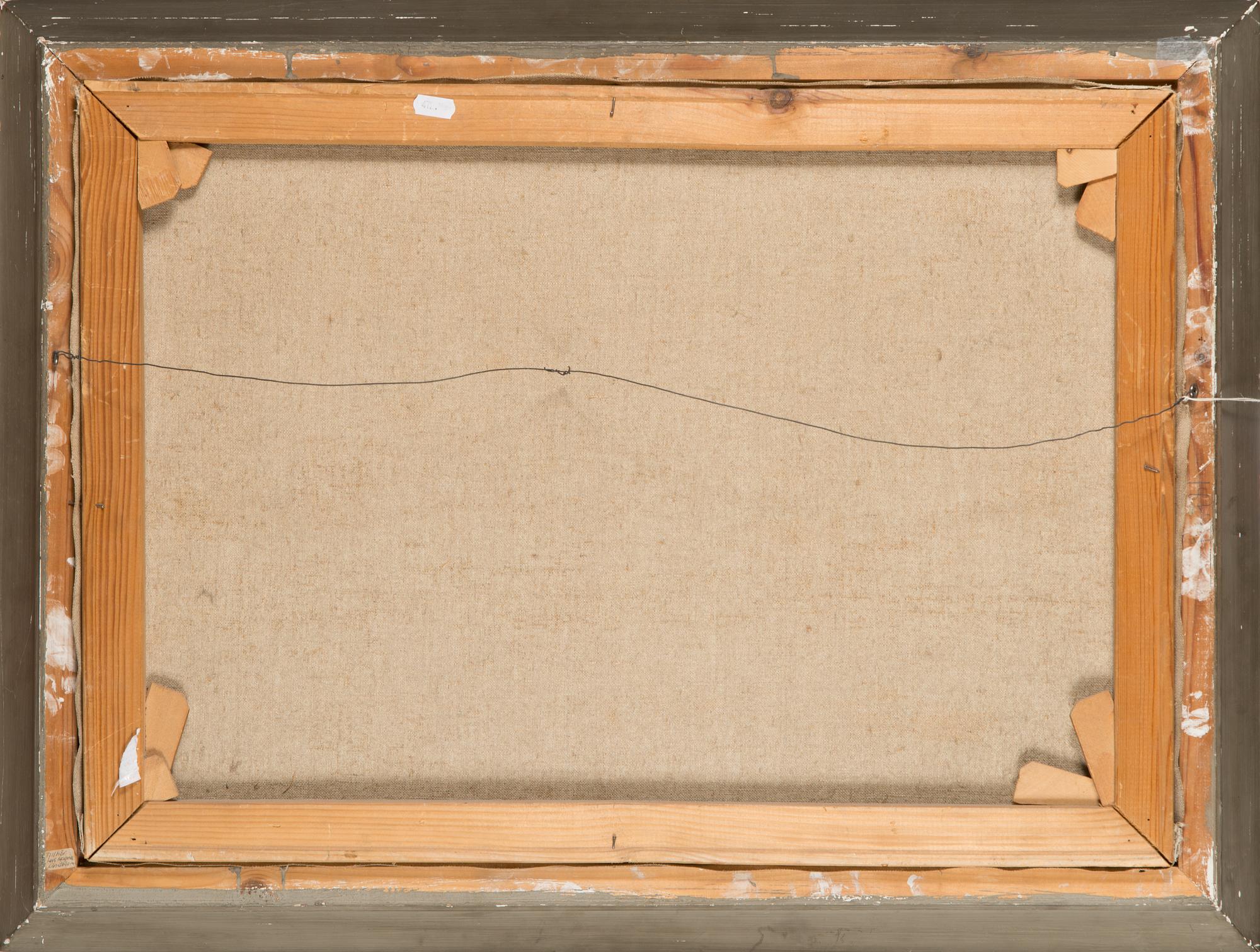 Werner Åström, olja på duk, signerad.