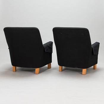 Hellevi Ojanen, Fåtöljer, ett par, modell A508, Artek 1900-talets slut.