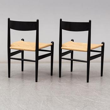 A set of six "CH 36" chairs by Hans J Wegner, Carl Hansen & Søn. Signed with label.