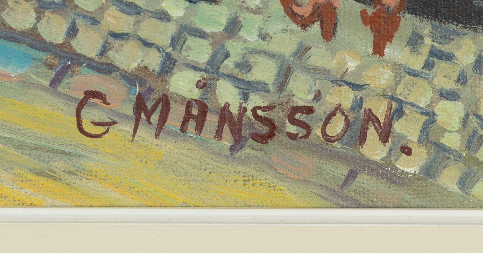 Gösta Månsson, "Vid blå grinden".