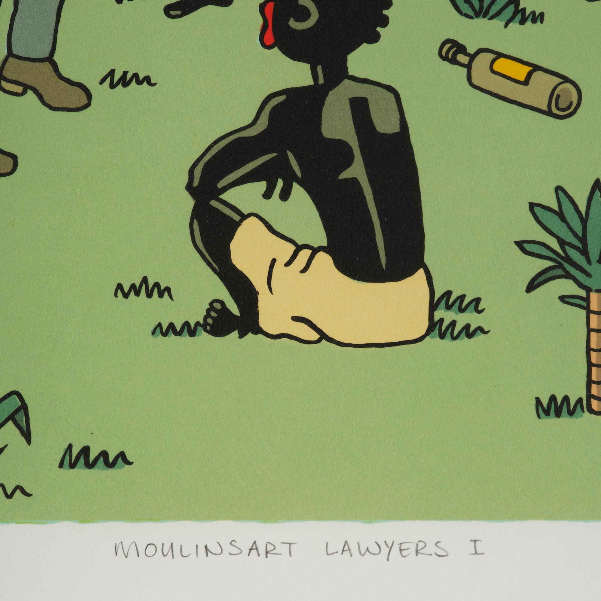 Anton Kannemeyer, "Moulinsart Lawyers I".