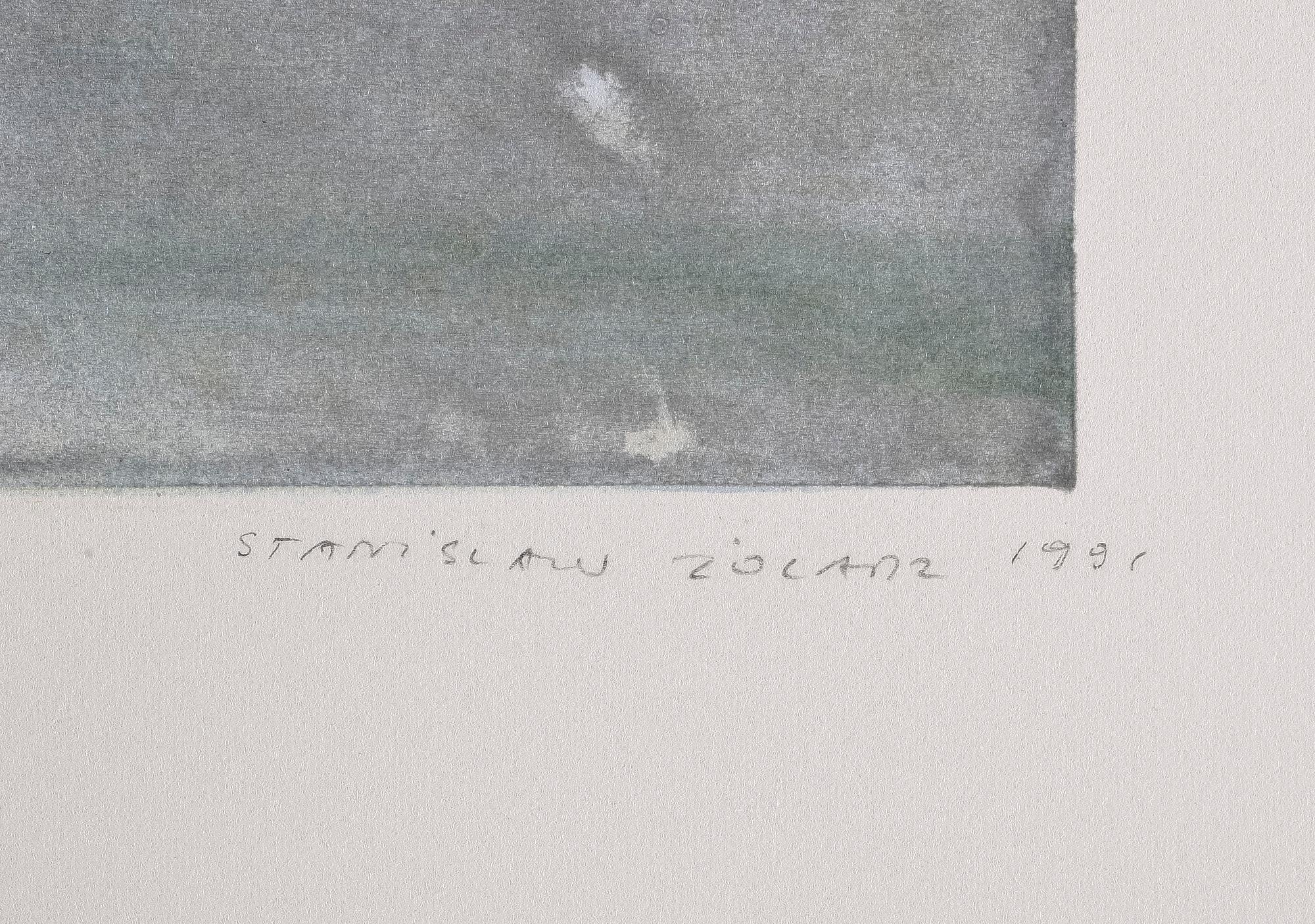 STANISLAW ZOLADZ, färglitografi, signerad och daterad 1991, numrerad 211/275.