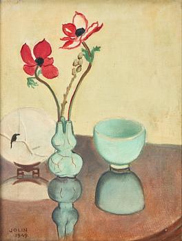 Einar Jolin, Still life with oriental objects.