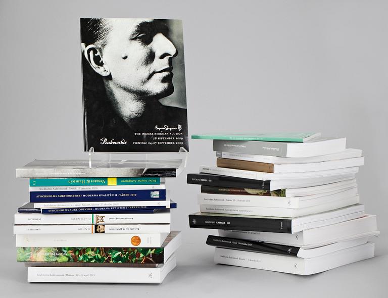 PARTI AUKTIONSKATALOGER, 25 st, 2009-2011.