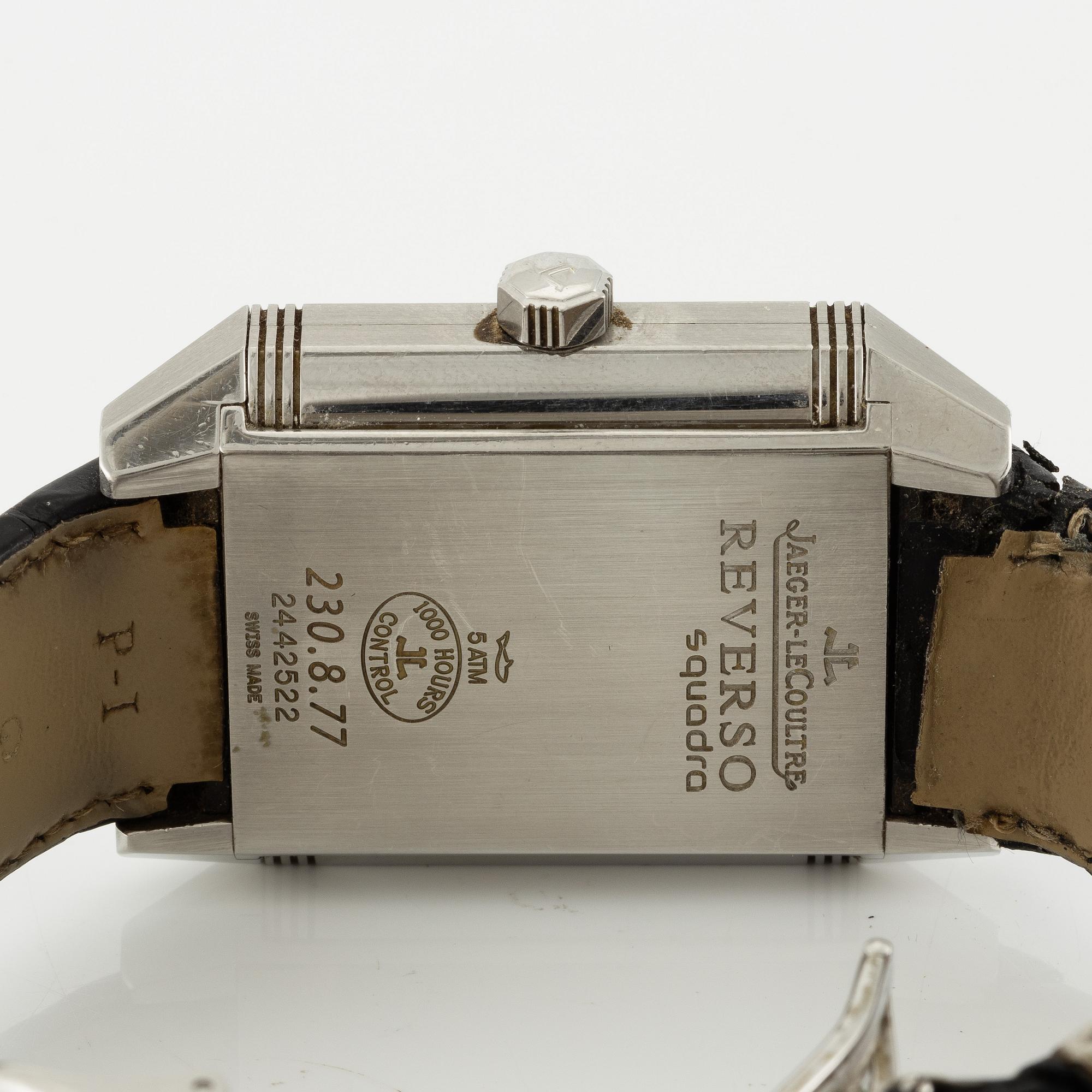 Jaeger-LeCoultre, Reverso Squadra Hometime, armbandsur, 50,5 x 34,9 mm.