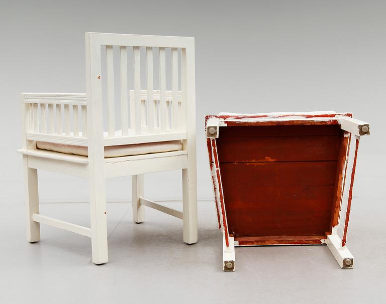 KARMSTOLAR, 1 par, 1900-talets början.