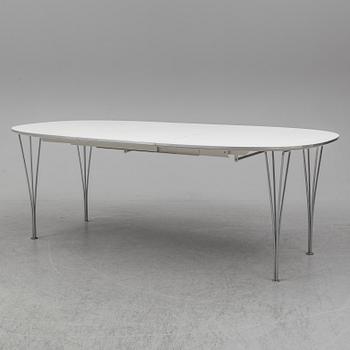 PIET HEIN & BRUNO MATHSSON, a 'Superellips' dining table, Fritz Hansen, Denmark.