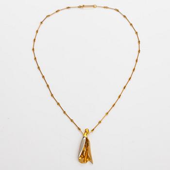 Björn Weckström, Kaulakoru "Moskittojen herra", 14K kultaa ja platinaa. Lapponia 1980.