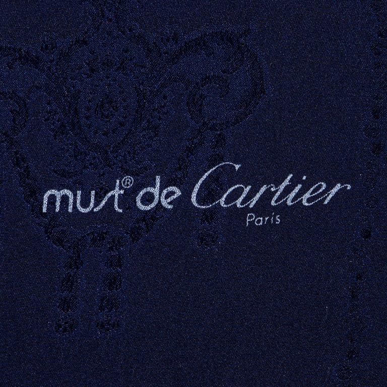 must de Cartier, scarf.