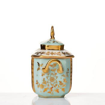 Tete a Tete, porslin. Frankrike, Paris, senempire, 1800-tal.