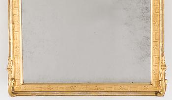 A Swedish Rococo 18th century mirror.