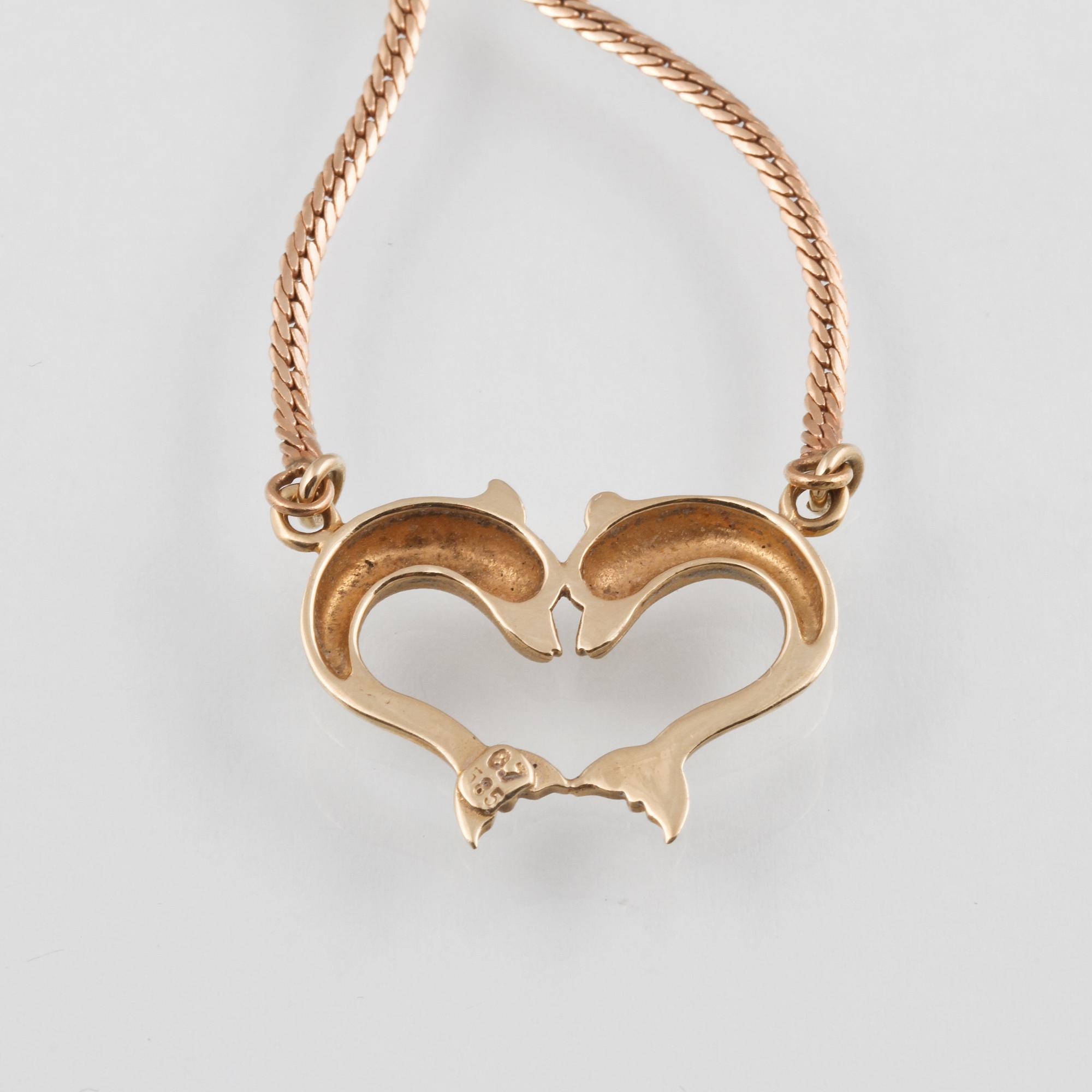COLLIER, 14K guld. Vikt 6,5 gram.
