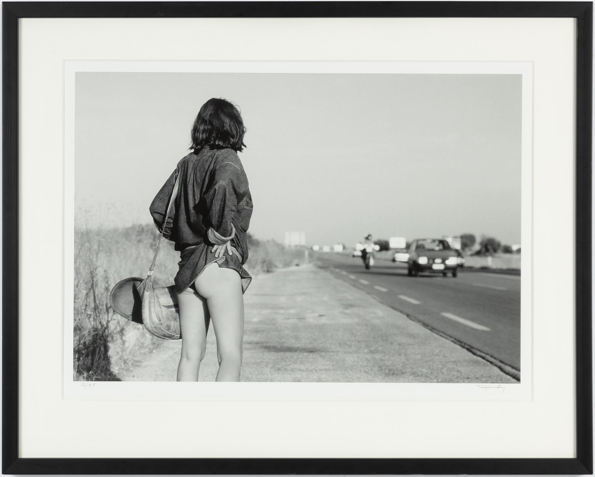 Tony Landberg, "Vägflicka, Italien", 1972.