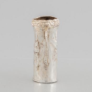 A silver vase, mark of Lars Arby, Gothenburg, Sweden 1975.