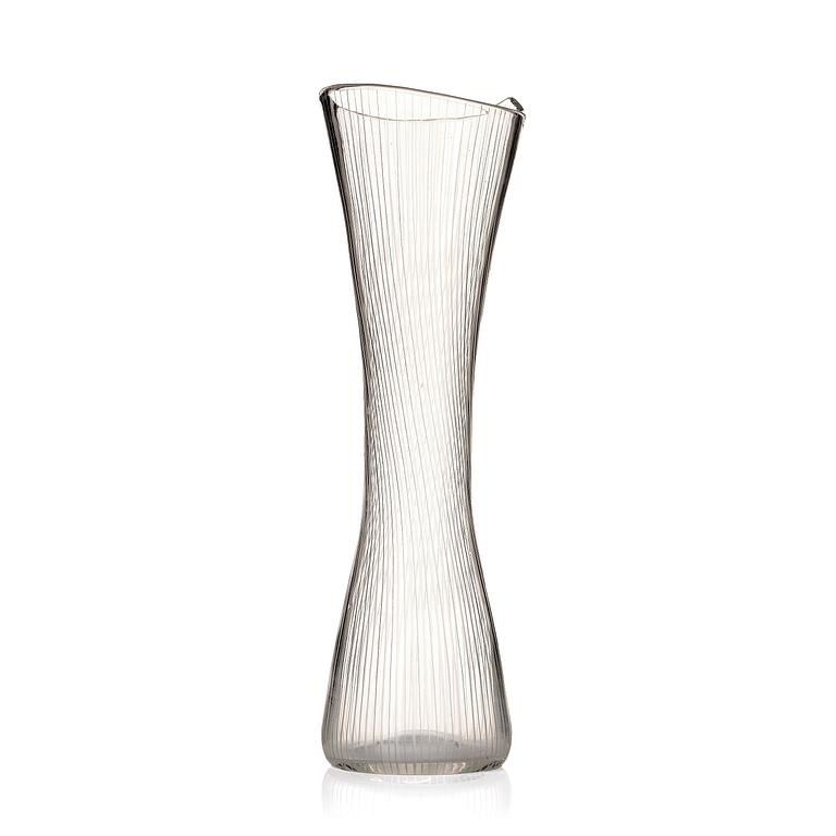 Tapio Wirkkala, a glass vase, model 3509, Iittala, Finland.