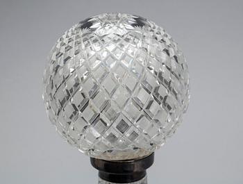 BORDSLAMPA, glas, Kosta, 1900-talets första hälft.