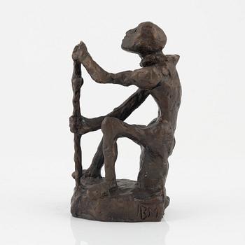 Bror Marklund, Sculpture, bronze, signed BM, height 18.5 cm.