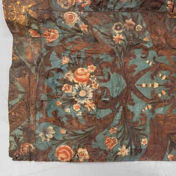 TAPET /GYLLENLÄDER, Holland, 1700-talets början.