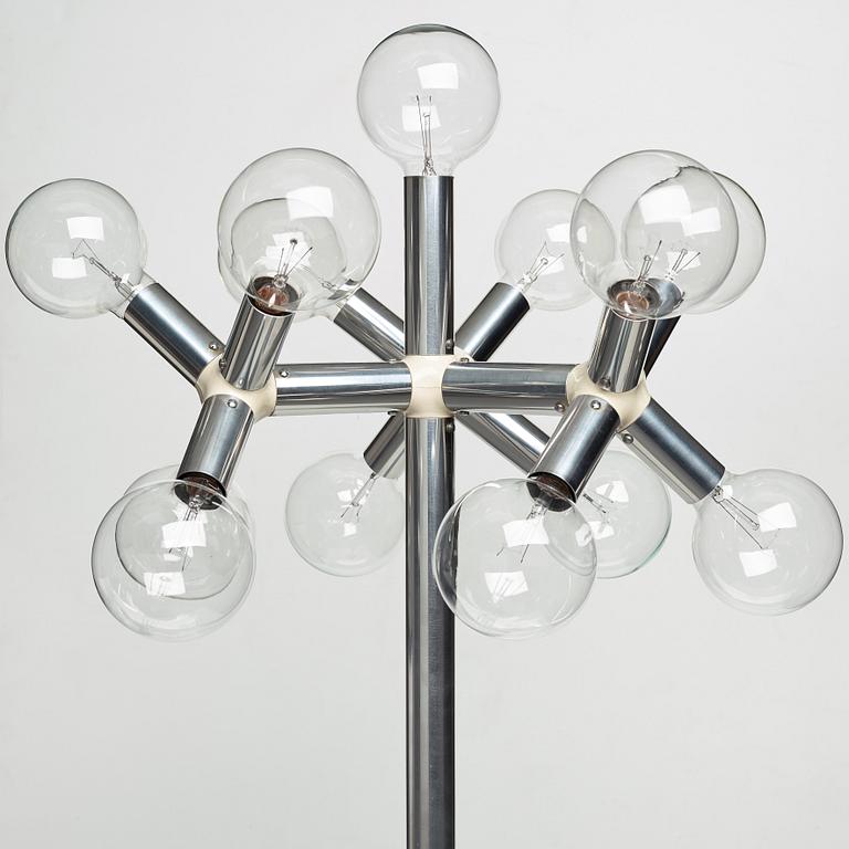 Robert & Trix Haussmann, a floor lamp for Swiss lamps international, 1970's.