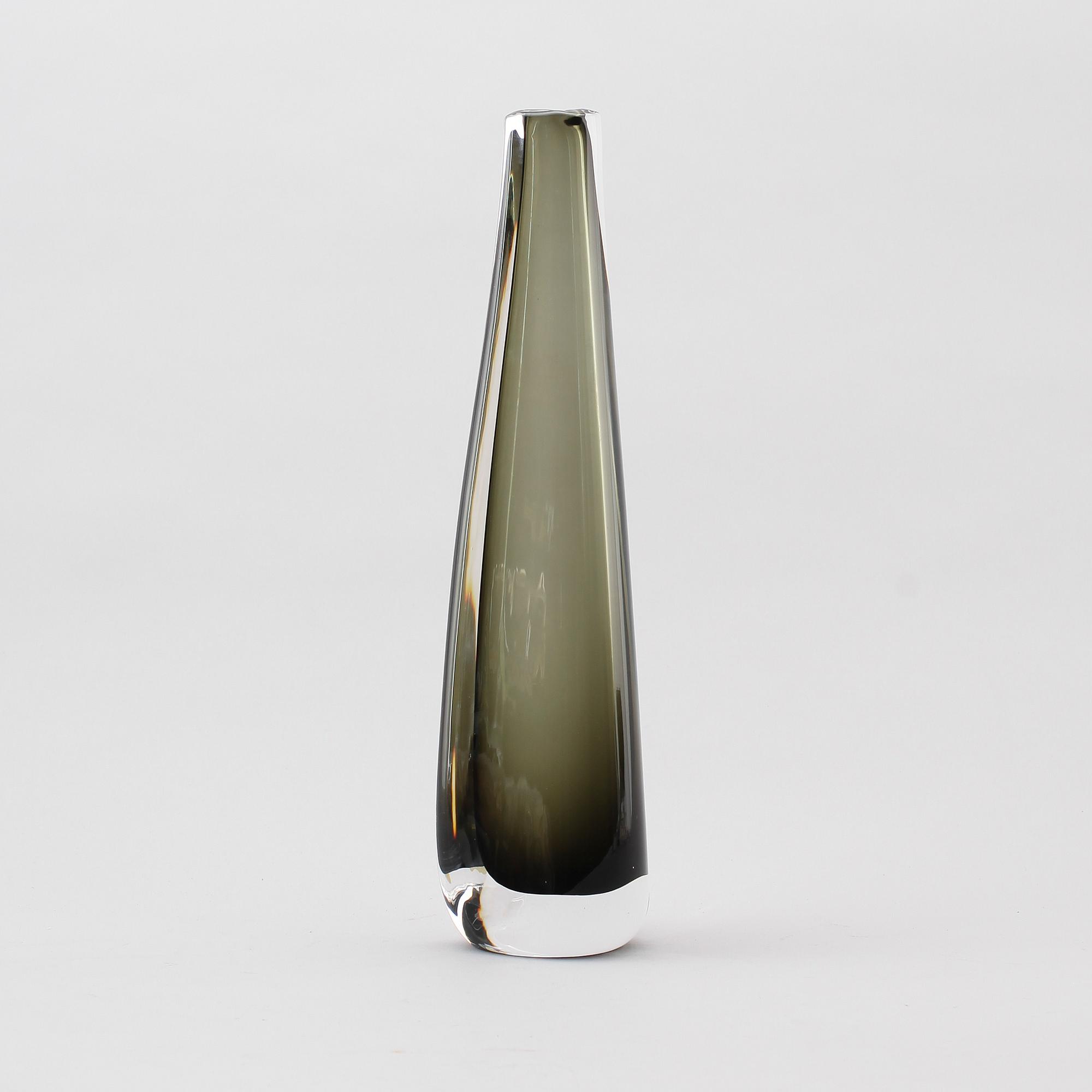 VAS, glas, Nils Landberg, signerad, Orrefors.
