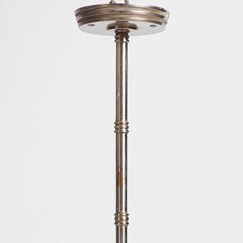 Erik Tidstrand, & Simon Gate, a ceiling lamp from Tändstickspalatset (The Matchstick Palace), Nordiska Kompaniet & Orrefors, ca 1928.