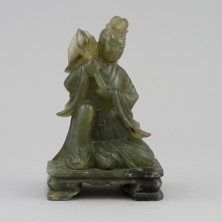 FIGURIN, sten, orientalisk, modern tillverkning.